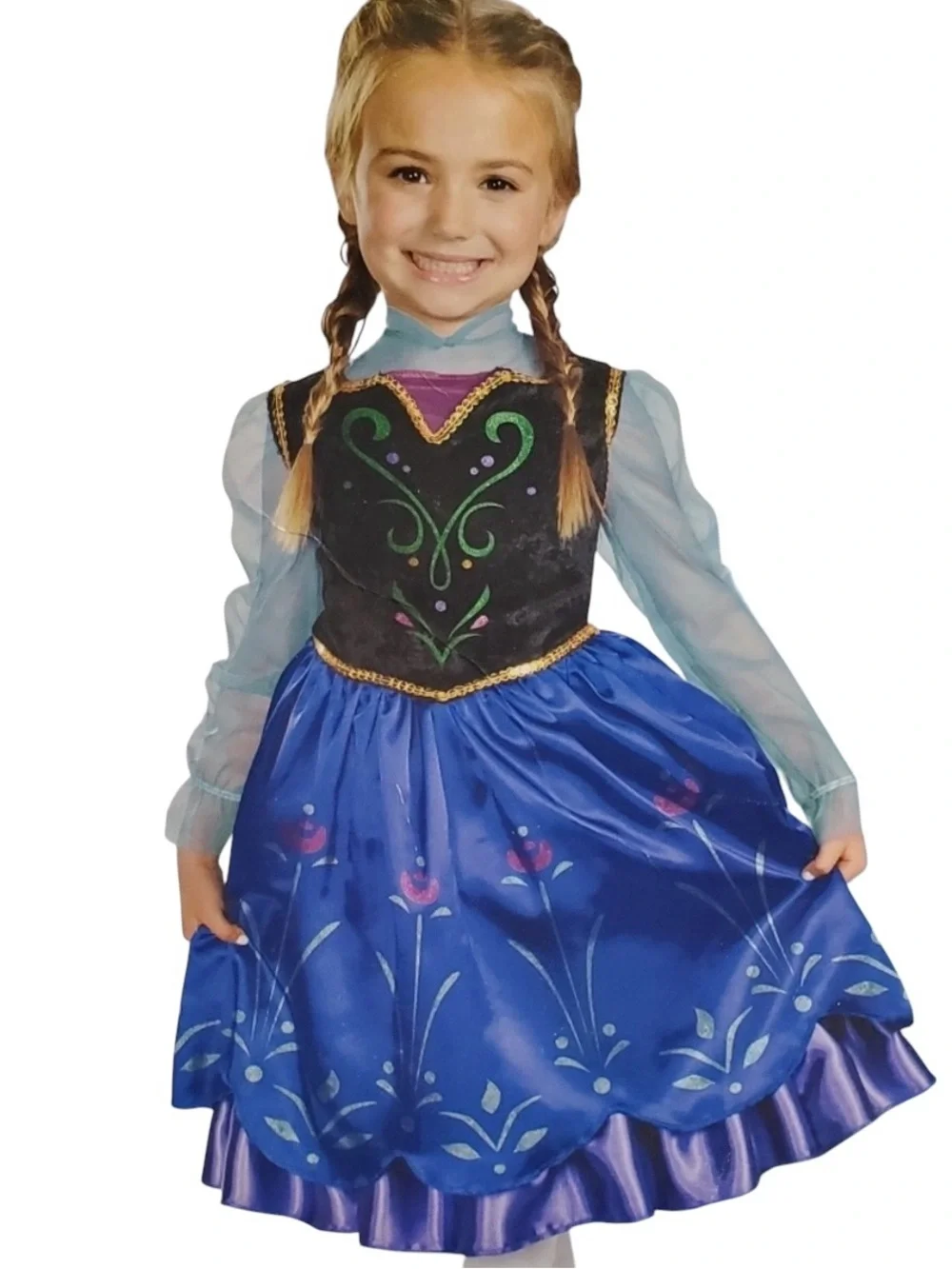 NEW Disney Frozen Anna Children’s Costume size Small 4-6X